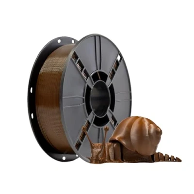 Immagine di iBOSS PLA Plus (PLA+) Filamento per Stampante 3D, 1.75 mm Plus, Precisione di Misurazione +/ 0.02 mm, Bobina da 1 kg (2,2 lbs) Marrone