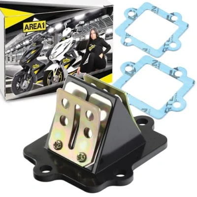 Immagine di Area1 Membrana di ricambio a 2 tempi/50 cc, compatibile con Aerox Neos Jog, RS Ultima, GT Union, F10 F12 F15 (compatibile (2T 50 ccm)