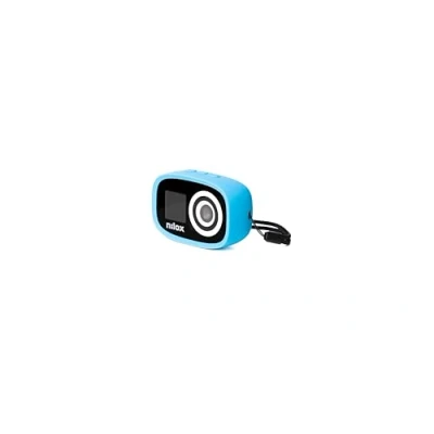 Immagine di Nilox, Action Cam Kidscam, Camera Risoluzione 12Mp, Schermo LCD 1.4&quot;, Resistente all&#039;Acqua IP67 con Custodia Protettiva, Batteria 700 mAh, Memoria SD fino a 32 GB, Blu