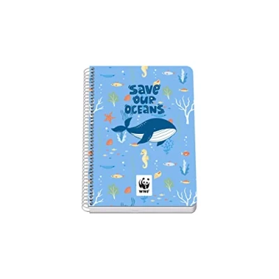 Immagine di Dohe Quaderno A5 Copertina rigida 4 mm WWF Save our Oceans