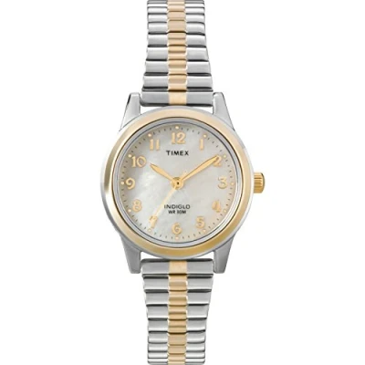 Immagine di Timex Classic T2M828 Orologio Analogico da Polso Donna, Acciaio Inox, Multicolore