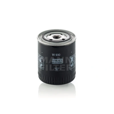 Immagine di MANN FILTER W 930 Filtro olio 3/4 16 UNF con una valvola blocco arretramento ad avvitamento