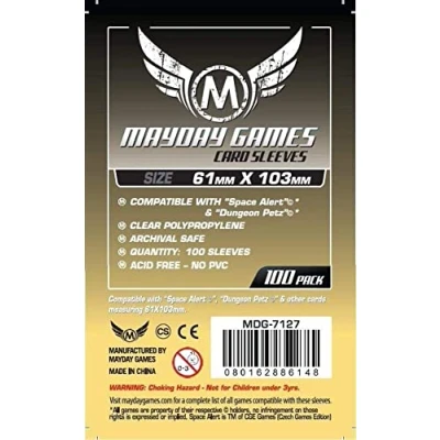Immagine di 50 Mayday 61 x 103 Space Alert &amp; Dungeon Petz Premium Card Sleeves Board Game