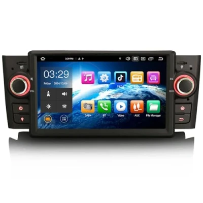 Immagine di [4G+64G] 8 Core Android 13 Autoradio per Fiat Punto Linea Supporto GPS Sat Nav Carplay Auto DSP Bluetooth 5.0 Wifi DAB+ TPMS