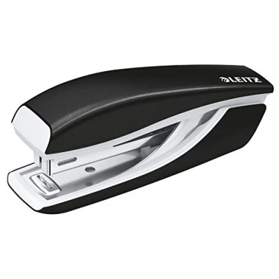 Immagine di Leitz Mini Cucitrice NeXXt WOW, Capacità fino a 10 Fogli, Design Ergonomico in Metallo, Include Punti, Nero
