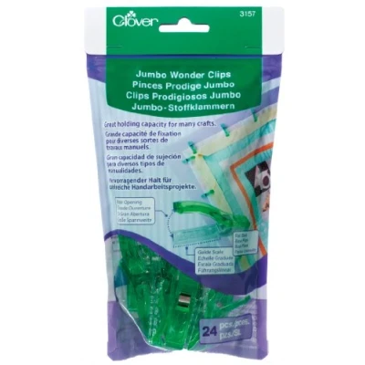 Immagine di Clover Jumbo Wonder Clips 24/Pkg