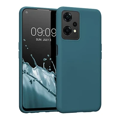 Immagine di kwmobile Custodia Compatibile con OnePlus Nord CE 2 Lite 5G Cover Back Case per Smartphone in Silicone TPU Protezione Gommata petrolio
