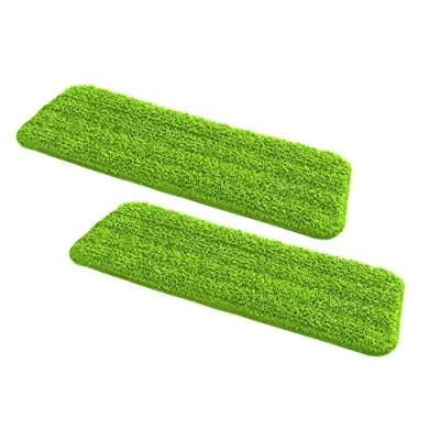 Immagine di Maximex Set di 2 fodere ricambio per mocio spray, pulizia senza prodotti chimici, con speciale combinazione fibre, rivestimento rimovibile lavabile A 40 C, dimensioni (L x P): 43 1 14,5