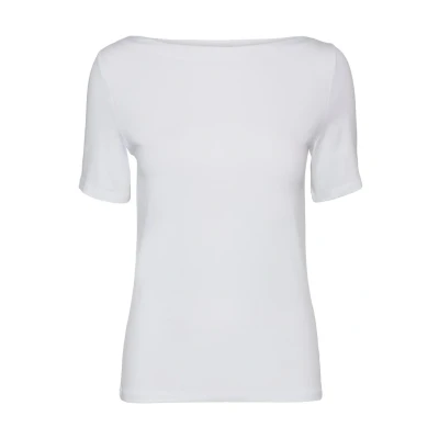 Immagine di VERO MODA VMPANDA Modal S/S Top GA Noos T Shirt, Bright White, L Donna