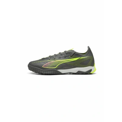 Immagine di PUMA Scarpe da calcio uomo, Argento invecchiato opaco/Yellow Alert/PUMA Aged Silver, 29.5 cm