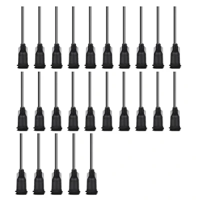 Immagine di siringa in plastica Luer Lock, punta smussata 19G, strumenti per di misurazione misurare, lucidalabbra, riempimento liquido, erogazione, artigianato fai da te, applicatore colla