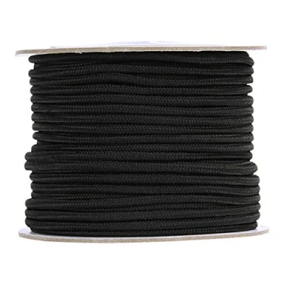 Immagine di Fosco Industries Rullo Corda Utility Militare 60 Metri in Nylon Spessore 5 mm Campeggio (Nero)