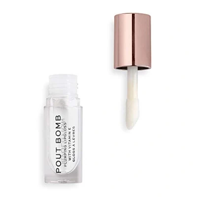 Immagine di Makeup Revolution POUT BOMB Plumping Gloss Lipgloss Lucidalabbra, Donna, Taglia: 4.6 ml, Glaze
