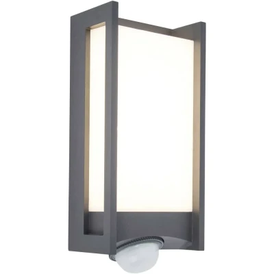 Immagine di Lutec QUBO 5193002118 Lampada da parete per esterni a LED (monocolore) Antracite