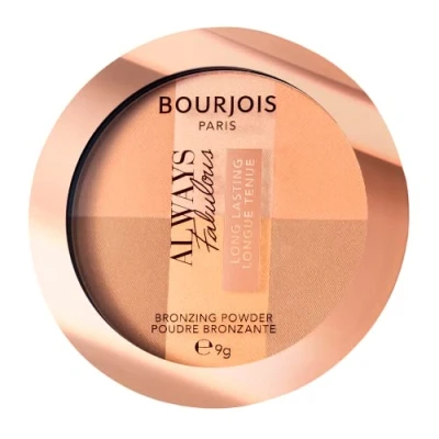 Immagine di Bourjois, Always Fabulous Long Lasting Bronzing Powder, Terra Abbronzante dal Finish Luminoso a Lunga Durata, 001 Medium