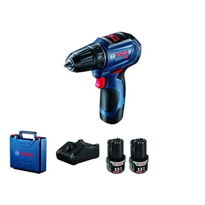 Immagine di Bosch 06019G9000 GSR 12V 30 Trapano Avvitatore a Batteria (2x GBA 2.0 Ah + Gal 40 Valigia (Brushless))