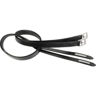 Immagine di Harry&#039;s Horse Staffa in pelle, cristallo Cob Nero