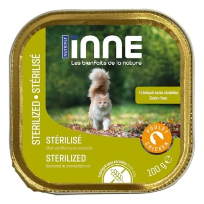Immagine di Nutrivet Inne Cat Sterilized umido gatto 16 x 100 g Pollo