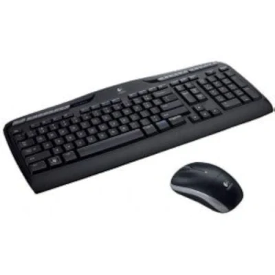 Immagine di Logitech MK330 Senza fili (radio) Kit tastiera, mouse pulsanti multimedia US internazionale, QWERTY Nero