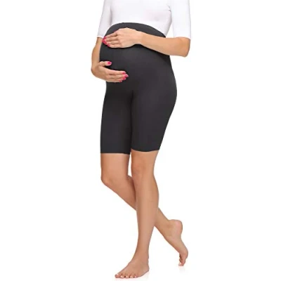 Immagine di Merry Style Leggings Premaman Corti Donna MS10 299 (Grafite, M)