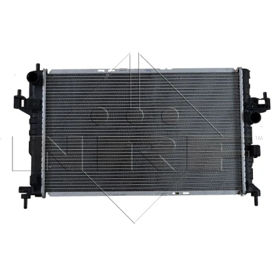 Immagine di NRF 58282 Radiatore motore Alluminio 598 366 34 con parti annesse Alette di raffreddamento saldate OPEL: Corsa C Hatchback