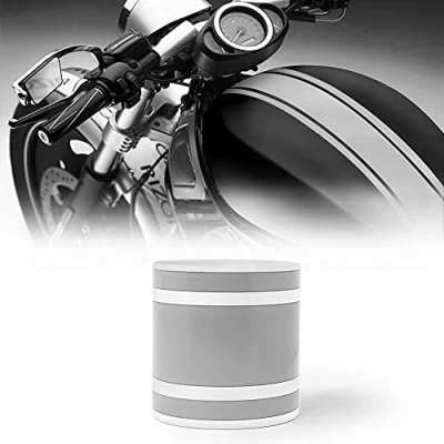 Immagine di Quattroerre 10662 Strisce Adesive per Moto Altezza 8 cm x 2 Metri di Lunghezza Argento