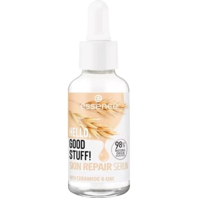 Immagine di Essence HELLO, GOOD STUFF! SKIN REPAIR SERUM, Siero facciale, bianco, nutriente, riparante, traslucido, vegano, senza olio, parabeni, particelle di microplastica, confezione da 1 (30 ml)
