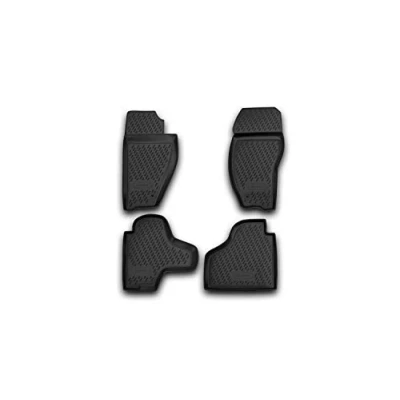 Immagine di Element Set tappetini in Gomma 3D per Jeep Cherokee IV (KK) 2007 2012 Auto 100% su Misura, robusti universali,