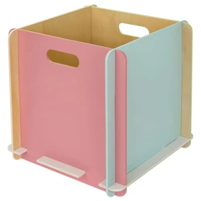 Immagine di HMF Scatola portaoggetti in legno da assemblare, adatta per Kallax, 32 x cm, multicolore