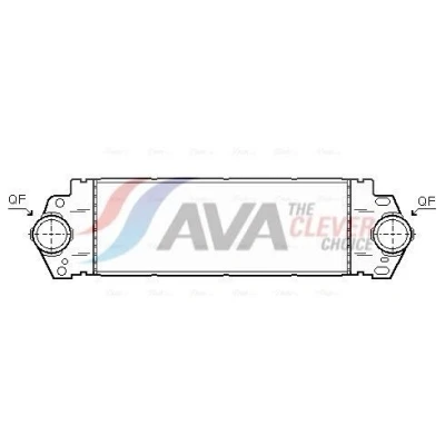 Immagine di PRASCO VNA4233 Intercooler con giunti rapidi VOLKSWAGEN: Transporter 5, 5 Bus, 6