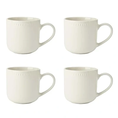 Immagine di Mikasa Cranborne Set di 4 tazze in gres, 320ml, da caffè ceramica, crema per tè e Lavabile lavastoviglie nel microonde