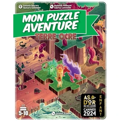 Immagine di Blackrock Games Viaggio in terra ocra, Colore marrone, 46 x 54 cm, Mon puzzle aventure Voyage en Terre Ocre