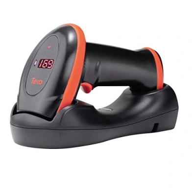 Immagine di Tera Lettore Codice a Barre 2D Wireless con Risoluzione della Fotocamera 1 Megapixel Scanner Sodici 1D QR Base Ricaricabile, HW0008