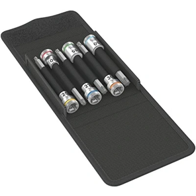 Immagine di Wera 8740 B HF Kit inserti a bussola elicoidali 3/8 (10 mm) 6 parti 05003185001