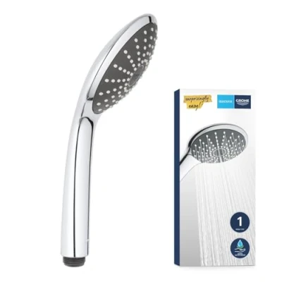 Immagine di GROHE Vitalio Joy 110Manopola doccia un getto RainGROHE Water Saving (portata limitata a 9,5 l/min)Sistema di fissaggio universaleCromo27315000