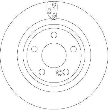 Immagine di TRW Disco freno INFINITI: Q30 295mm 22mm 5 112mm ventilato verniciato DF6887 432065DE0A,43206HG00A,2464230812,A2464230812 Dischi