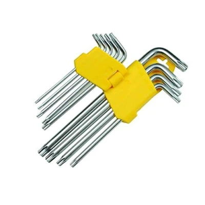 Immagine di Kippen 1069F Set di 9 Chiavi Resistorx in Acciaio al Chrom Vanadium T10 T50