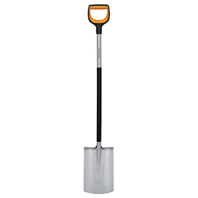 Immagine di Fiskars Vanga Quadra per Terreni Morbidi e Poco Sassosi, Lunghezza: 120 cm, Lama in Resistente Acciaio al Boro, Nero/Arancione, Xact, 1066730