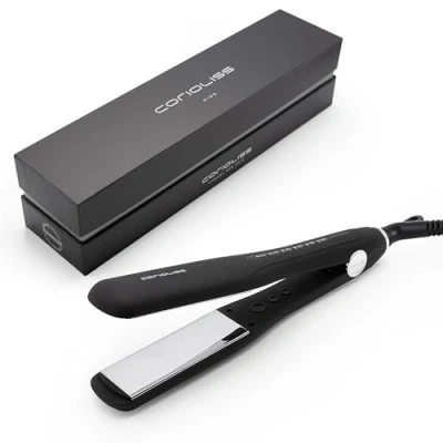 Immagine di Corioliss WIDE Piastre per capelli Professionale Larghe Titanio Perfetta lisciare e creare onde ricci Con controllo della temperatura