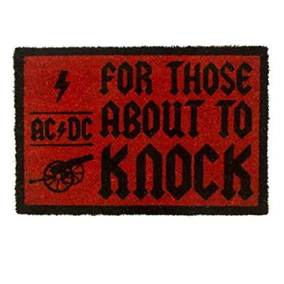 Immagine di IMPORT Zerbino for Those About To Knock, Fibra Coir, Multicolore, 40 X 60 cm
