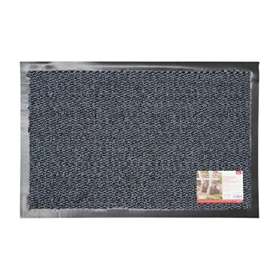 Immagine di JVL Heavy Duty Commodore Zerbino con Retro in Vinile, 40 x 60 cm, Colore: Blu, Pile Polipropilene