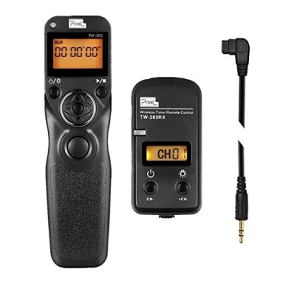 Immagine di Pixel Pro LCD Intervallometro Fotocamera Scatto Remoto Timer TW283 S1 Telecomando Compatibile con Sony a200 a300 a350 a400 a450 a500 a550 a560 a580 a700 a850 a900 a37 a55 a57 a65 a67 a77 a99 a99II