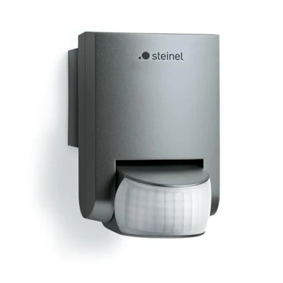 Immagine di Steinel IS 130 2 Sensore di movimento con angolo rilevamento 140 gradi e Max. Raggio d&#039; azione fino a 14 m, da parete incasso, per interni ed esterni, 608910, 600 W, 230 V, antracite