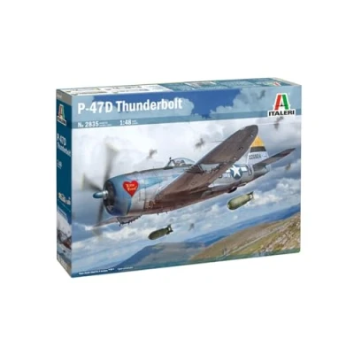 Immagine di ITALERI 2835 P 47D Thunderbolt, Model Kit/Modello in plastica da montare. Scala 1:48 Skill 3