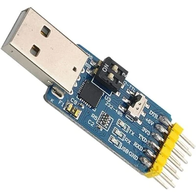 Immagine di ElectroWorldFR CP2102 6 in 1 da USB a Serial Converter, Multifunzionale TTL/RS485/RS232, TTL RS232/485, 232 485 Debug Tool