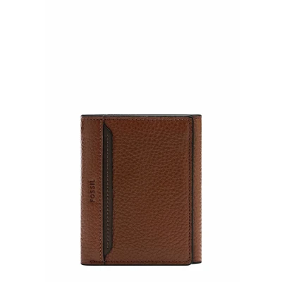 Immagine di Fossil Huntington, Portafoglio Tri Fold da Uomo, Marrone, s