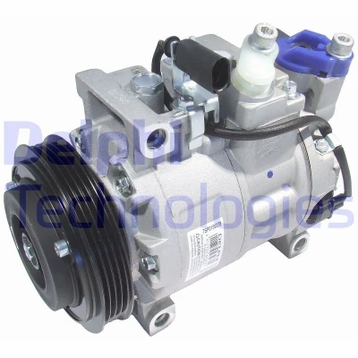 Immagine di DELPHI TSP0159378 compressore Aria Condizionata Denso 7SEU16C PAG 46 con olio AUDI: A4 B6 Avant, B7 Sedan