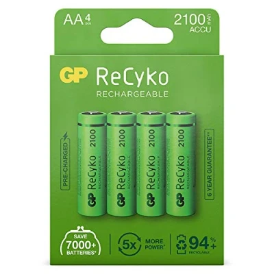 Immagine di GP BATTERY CF 4 RECYKO NIMH 210AAHCE 2WB4