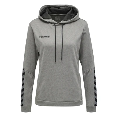 Immagine di Hummel Hmlauthentic Felpa con cappuccio, Donna, Taglia: Medium, Grey melange