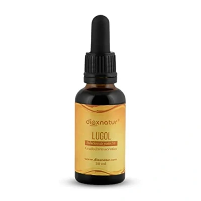Immagine di DIOXNATUR® iodio Lugol 5% 30 ml Grado Farmaceutico Etichetta IT Soluzione Liquido di e ioduro Potassio con Pipetta gocce integrata